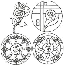 One-Color Stained Glass Set
