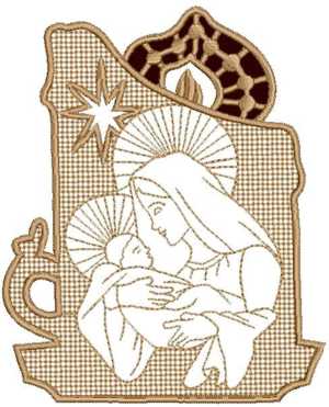 Madonna and Child Candle
