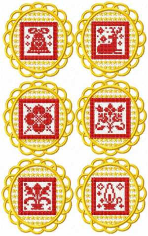 Christmas Ornament Set II