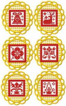 Christmas Ornament Set II