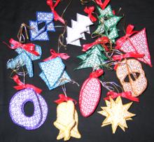 3D Christmas Ornament Set