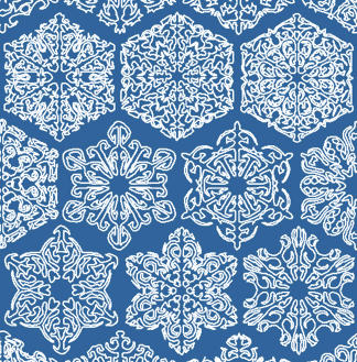Snowflake Bluework Set