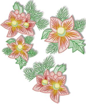 Poinsettia Set