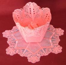 Butterfly Organza Bowl and Doily Set