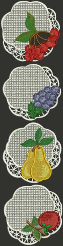 Fruit Doily Set