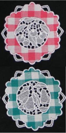 Applique Fruit Doily Set