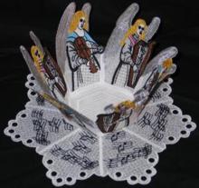 Angel Choir Bowl and Doily Set