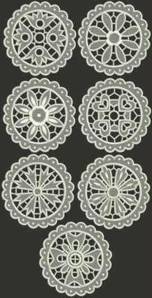 How to read tatting patterns - FairyLace - free tatting pattern snowflake