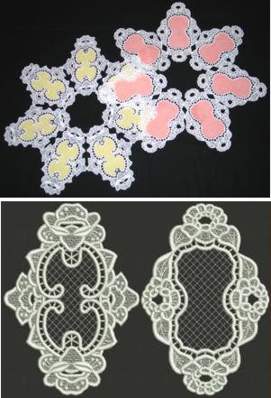 Applique FSL Doily Set