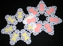 Applique FSL Doily Set