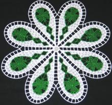 FSL Shamrock  Doily