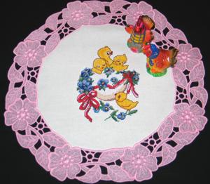 FSL Easter Doily Set