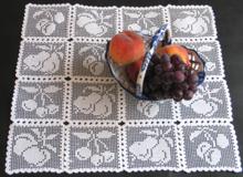FSL Crochet Fruit Squares Set
