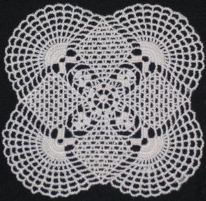 FSL Crochet Sunrise Doily