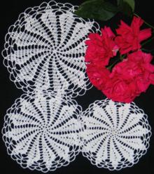 FSL Crochet Sunburst Doily
