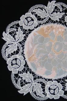 FSL Battenberg Rose Lace Doily