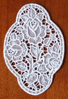 FSL Three Roses Medallion Lace