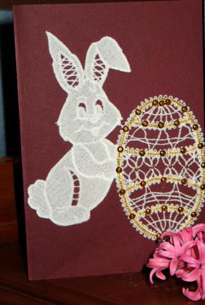 FSL Battenberg Easter Bunny Lace