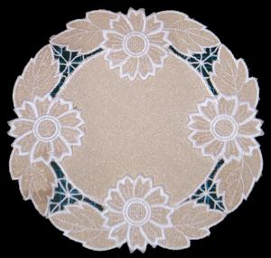 Cutwork Lace Flower Doily