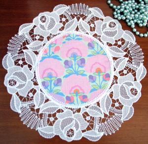 FSL Battenberg Rose Lace Doily