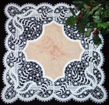 Doily with lace edges