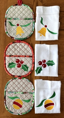 Decorative Kitchen Pocket Set of 7 Machine Embroidery Designs