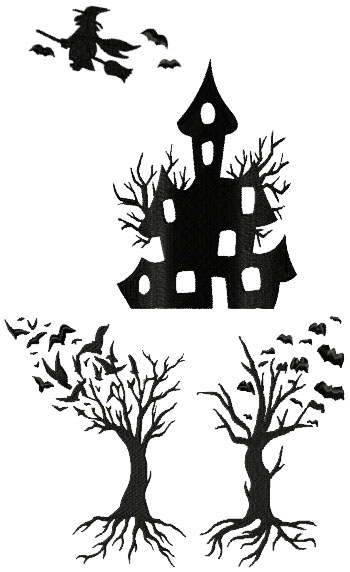 Halloween Silhouette Set