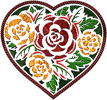 Valentine Heart Motif