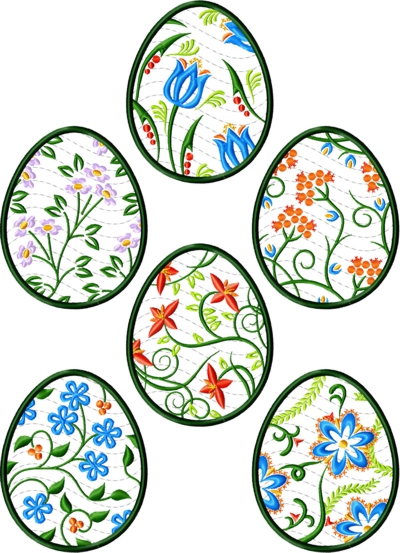 Easter Egg Ornament Set