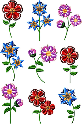 Spring Flower Set