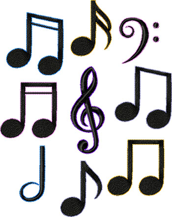 Musical Note Set