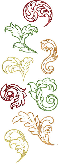 Acanthus Leaf Set