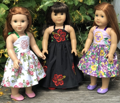 Halter-Top Dresses for 18-inch Dolls