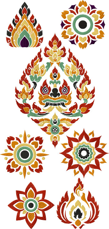 Thai Style Motif Set