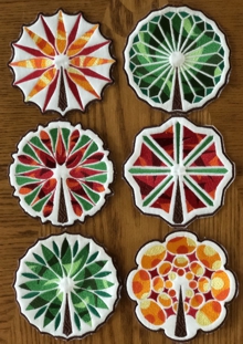 Abstract Tree Coasters In-the-Hoop (ITH)