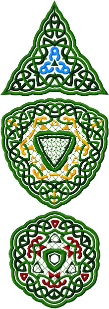 20 Celtic style Embroidery Designs sur USB-PSE Jef Hus pcs XXX VP3