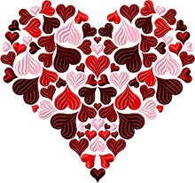 Heart of Hearts Machine Embroidery Design