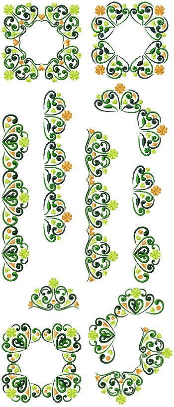 Shamrock Border Set