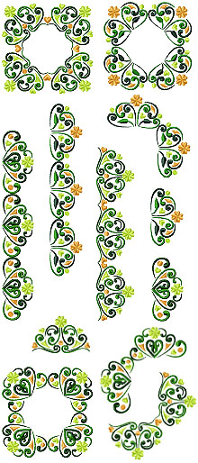 Shamrock Border Set