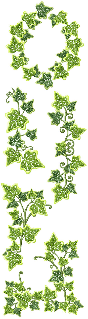 Ivy Vine Border Set