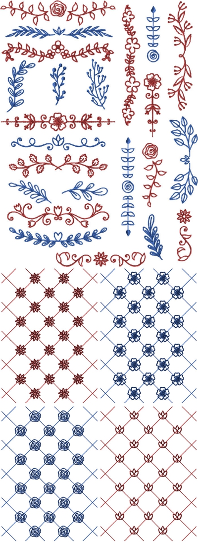 Folk-Style Embellishment Set