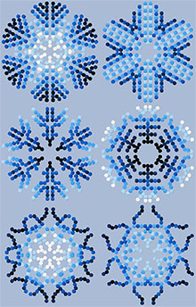 Dot Art Snowflake Set