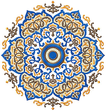 Azure Flower Mandala