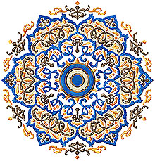 Azure Flower Mandala