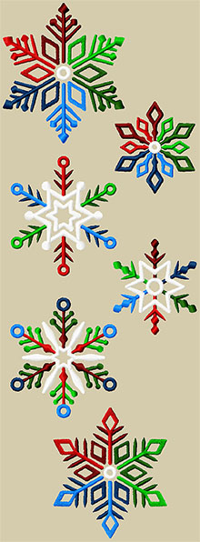 Festive Snowflake Set