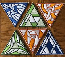 Advanced Embroidery Designs - Mosaic Coasters In-the-Hoop (ITH)