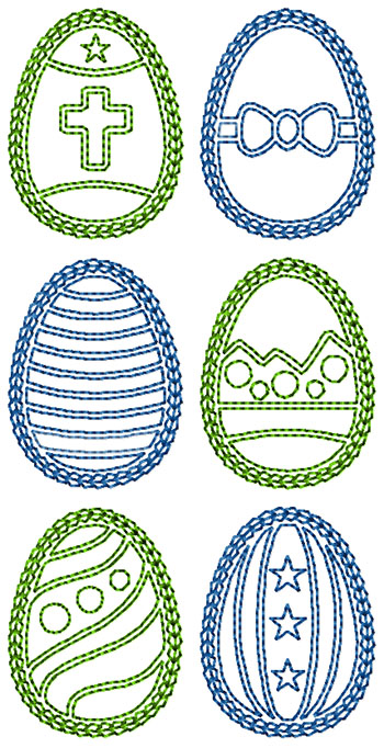 One-Color Easter Egg Set