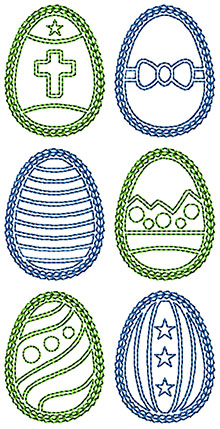 One-Color Easter Egg Set