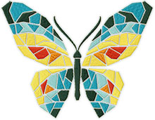 Mosaic Butterfly