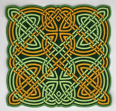 Celtic Mug Rug or Doily In-the-Hoop (ITH)